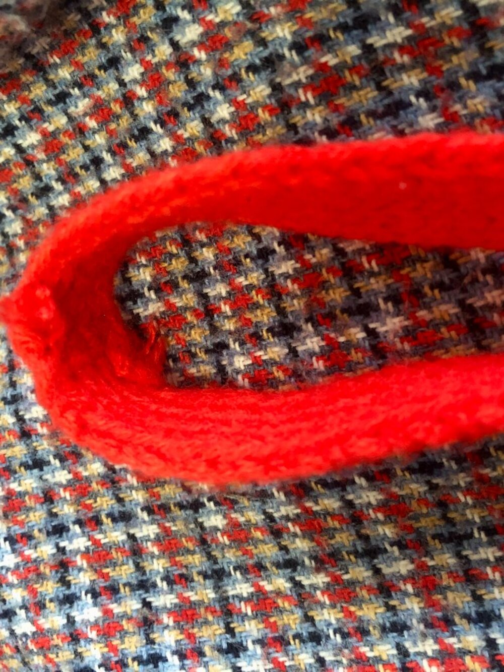 Boho Crochet Mini Dress Cover-Up Beach Size L Stripes Shein Colorful Summer - Picture 7 of 15